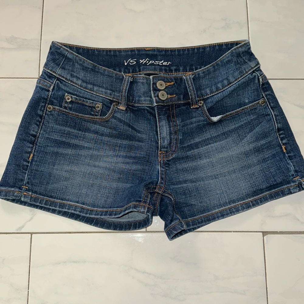 Victorias Secret ‘Hipster’ Denim Shorts, Size 0